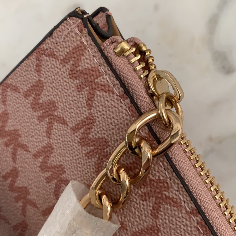 Michael Kors Pink Pull Chain Belt Bag - Picture 11 of 14